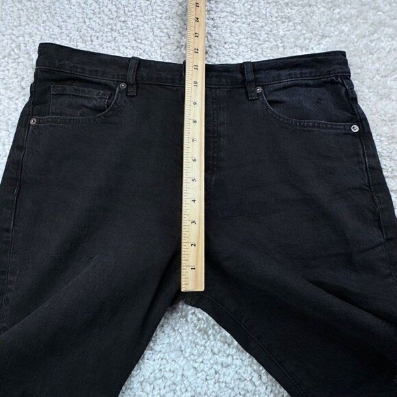 Free People We The Free Bren Boyfriend Black Distressed Jean - Picture 12 of 14